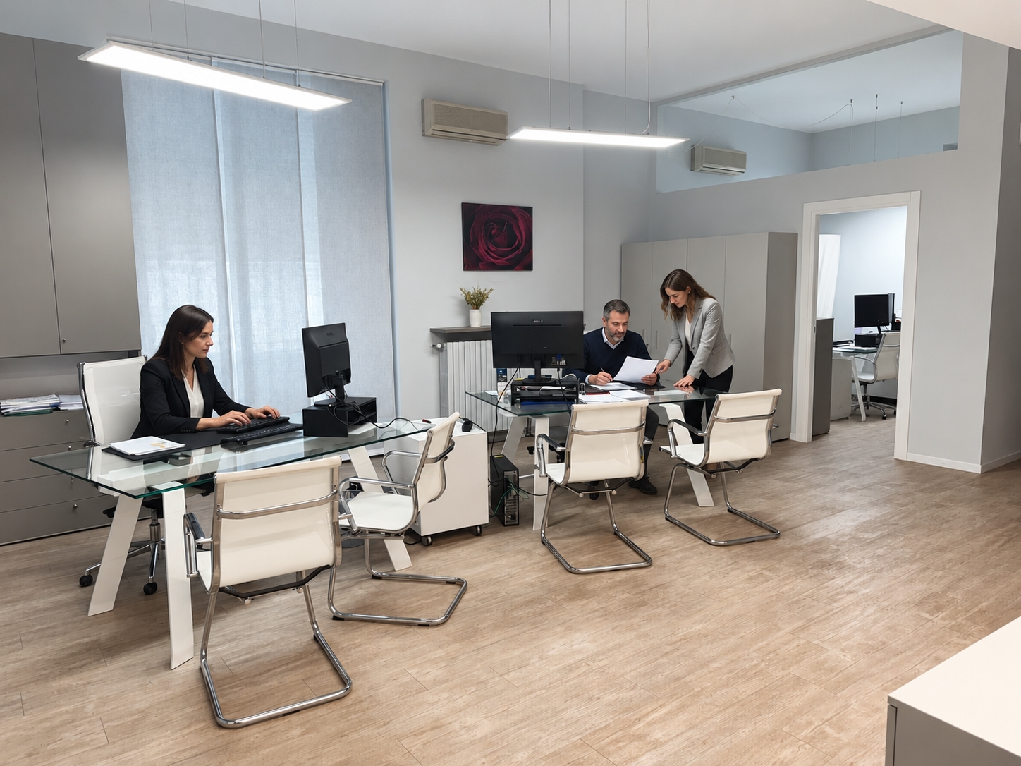 Le postazioni di consulenza dei nostri uffici